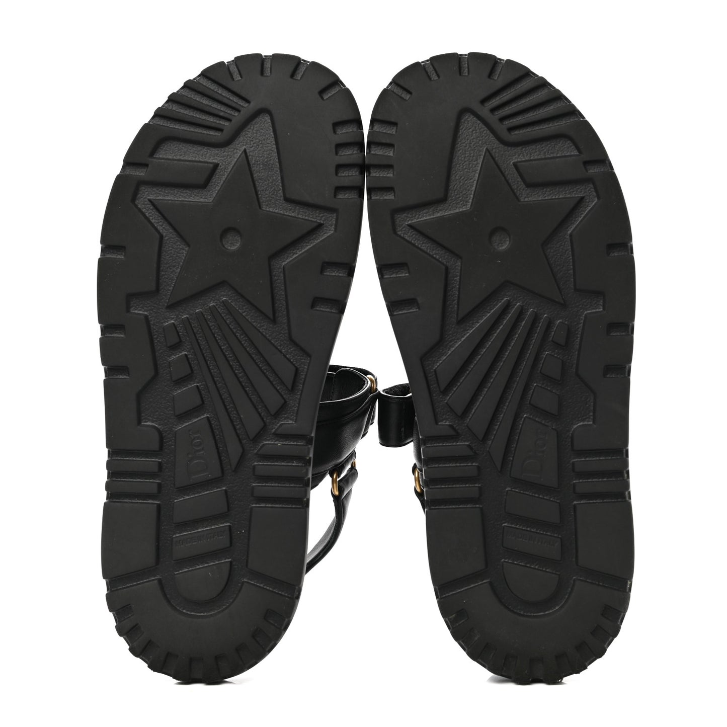 Lambskin Dioract 10mm Sandals 40 Black