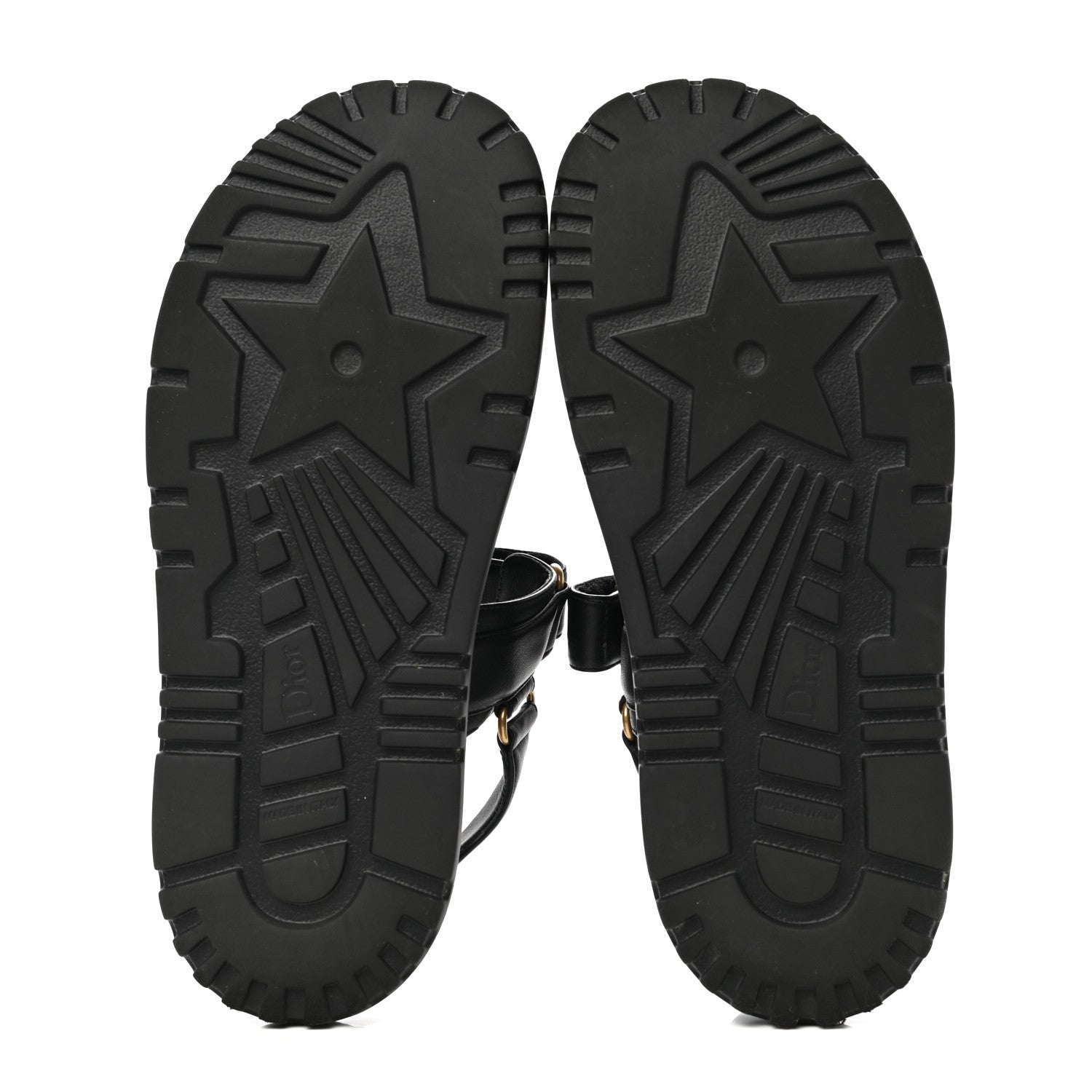 Christian Dior Lambskin Dioract 10mm Sandals 40 Black 5 of 8