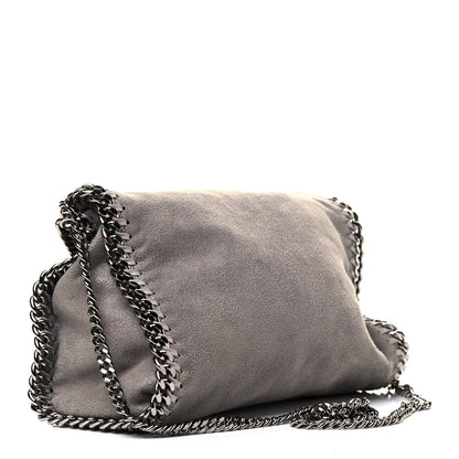 Stella McCartney Shaggy Deer Mini Falabella Fold Over Tote Light Grey 2 of 4