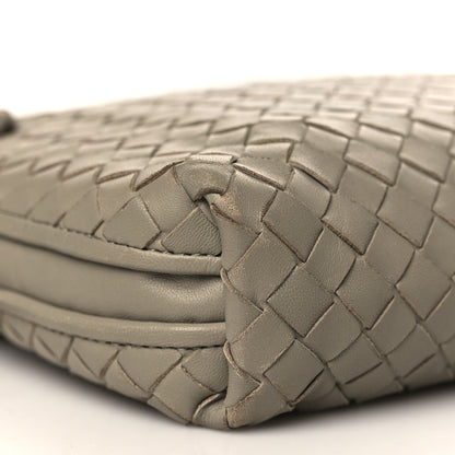 Bottega Veneta Nappa Intrecciato Nodini Crossbody Messenger Light Grey 7 of 8