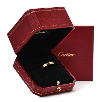 Cartier 18K Yellow Gold 3.5mm LOVE Wedding Band Ring 55 7.25 4 of 4