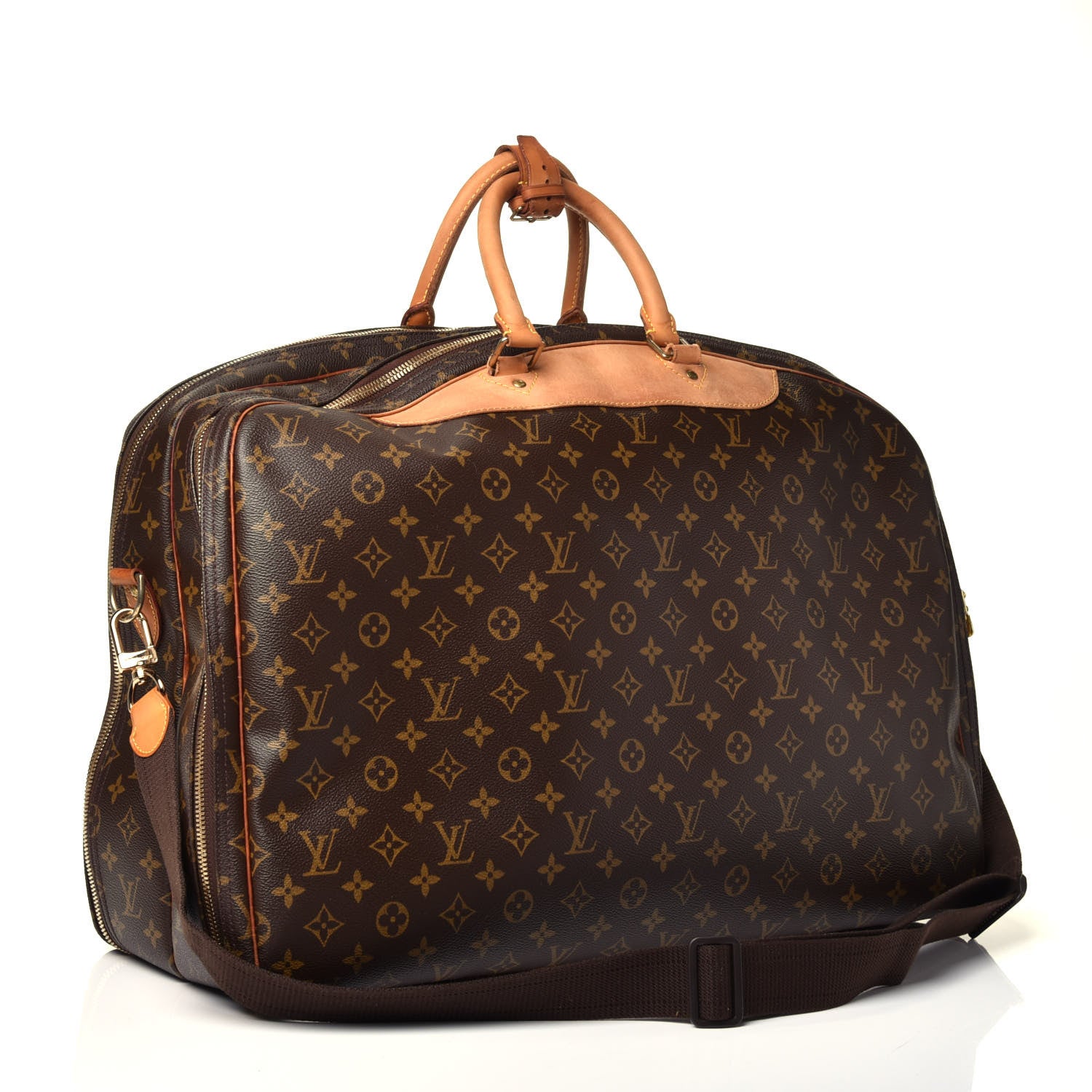Louis Vuitton Monogram Alize 2 Compartment Luggage Travel Bag 2 of 11