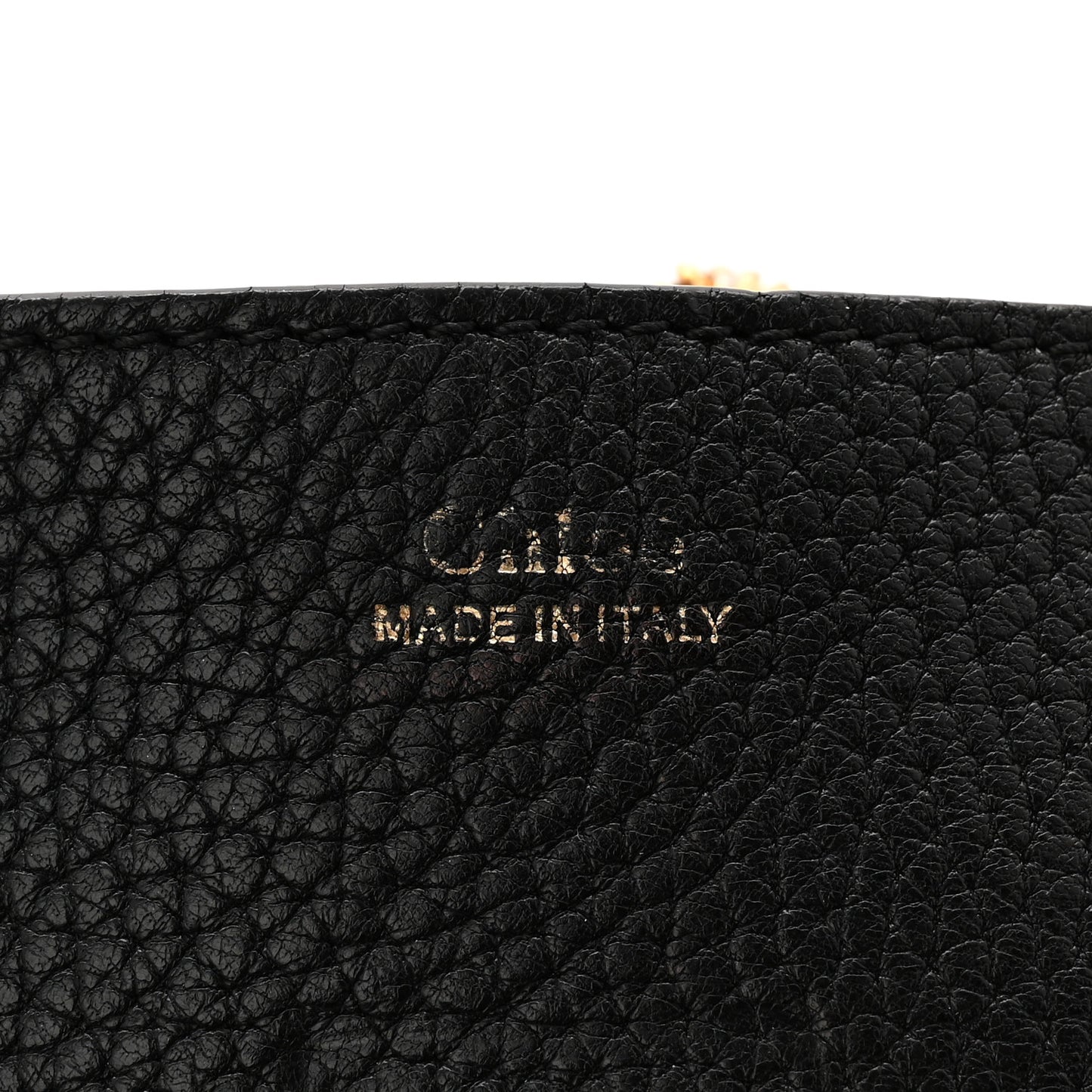 Grained Lambskin Mini Drew Shoulder Bag Black