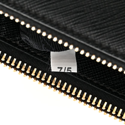 Prada Saffiano Lux Mini Galleria Double Zip Tote Black 7 of 11