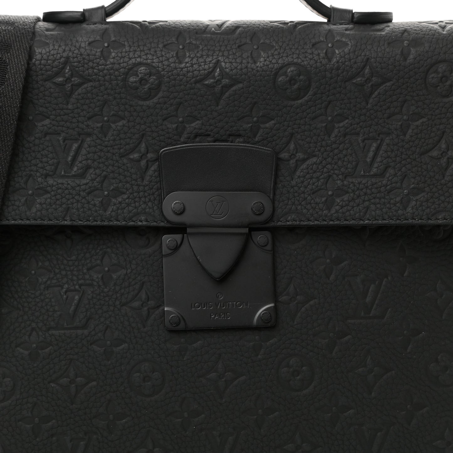 Taurillon Monogram S Lock Briefcase Black