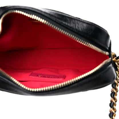 Chanel Shiny Caviar Quilted Chain Melody Camera Bag Black 5 of 10