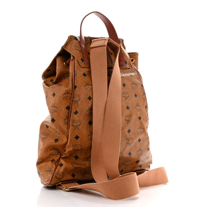 MCM Visetos Drawstring Backpack Cognac 2 of 13