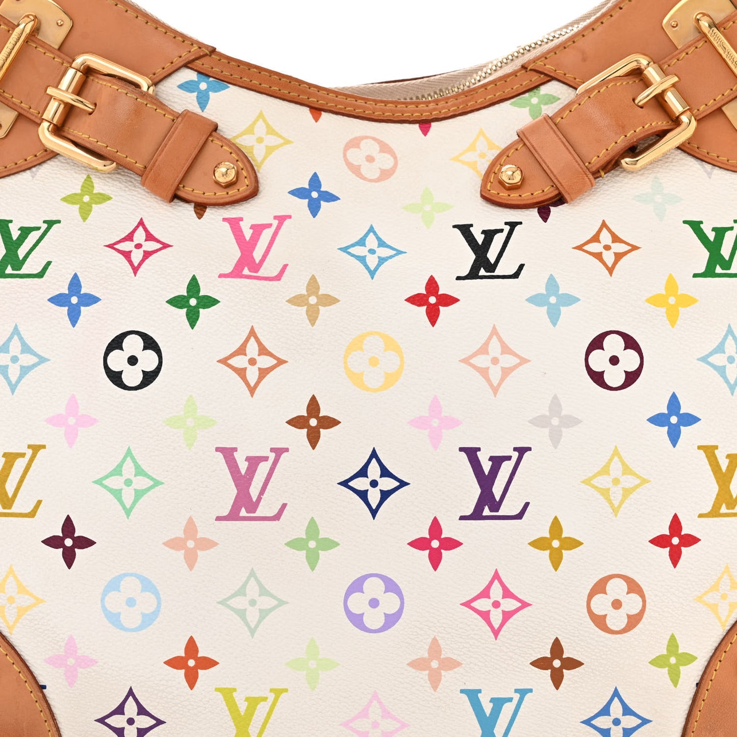 Monogram Multicolor Greta White