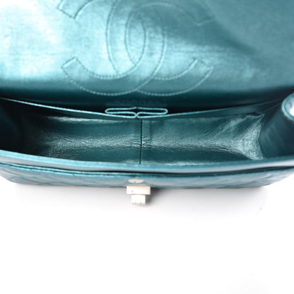 Chanel Metallic Calfskin Quilted 2.55 Reissue 226 Flap Turquoise 4 of 7