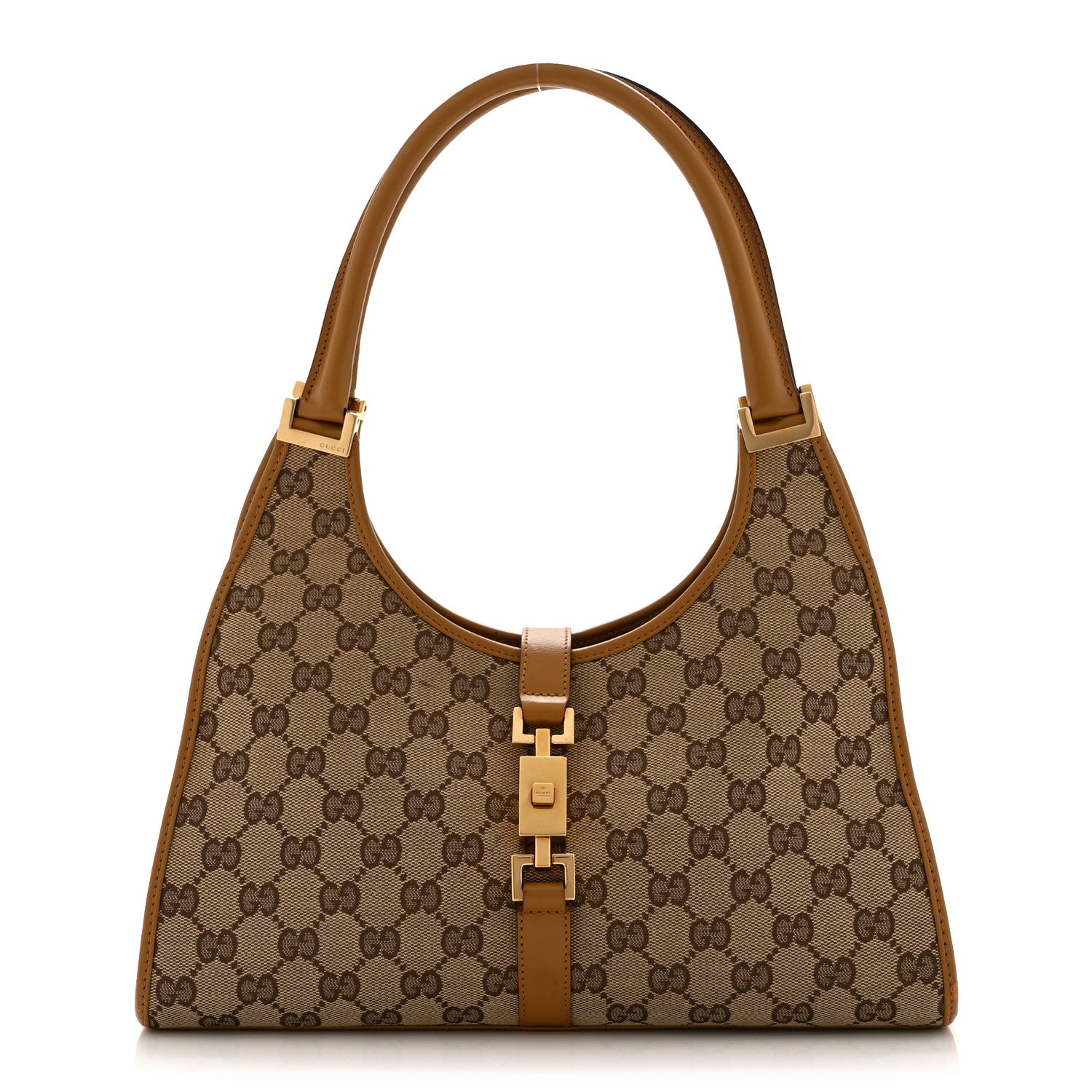 Gucci Monogram Small Bardot Bag Brown 1 of 14