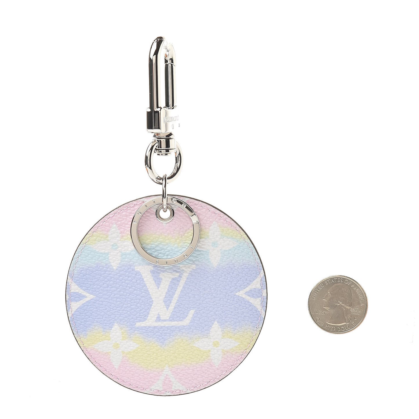 Monogram Escale Bag Charm Key Holder Pastel