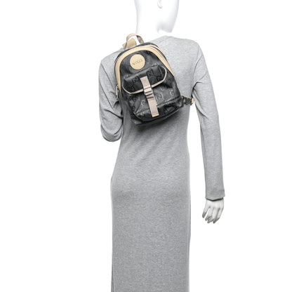 Gucci Econyl Nylon Monogram Off The Grid Sling Backpack Graphite Grey New Plaster 2 of 12