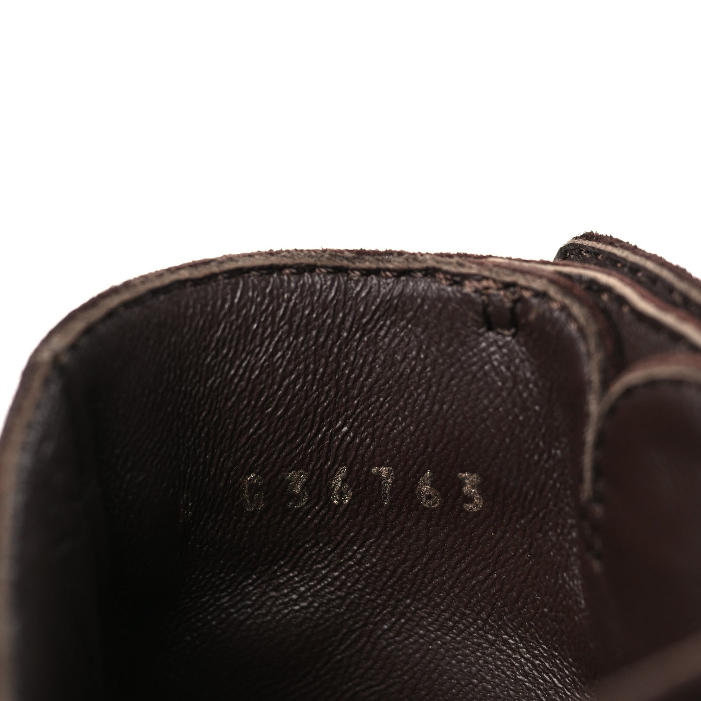 Suede Patent Calfskin Quilted Cap Toe Short Boots 38 Brown Black