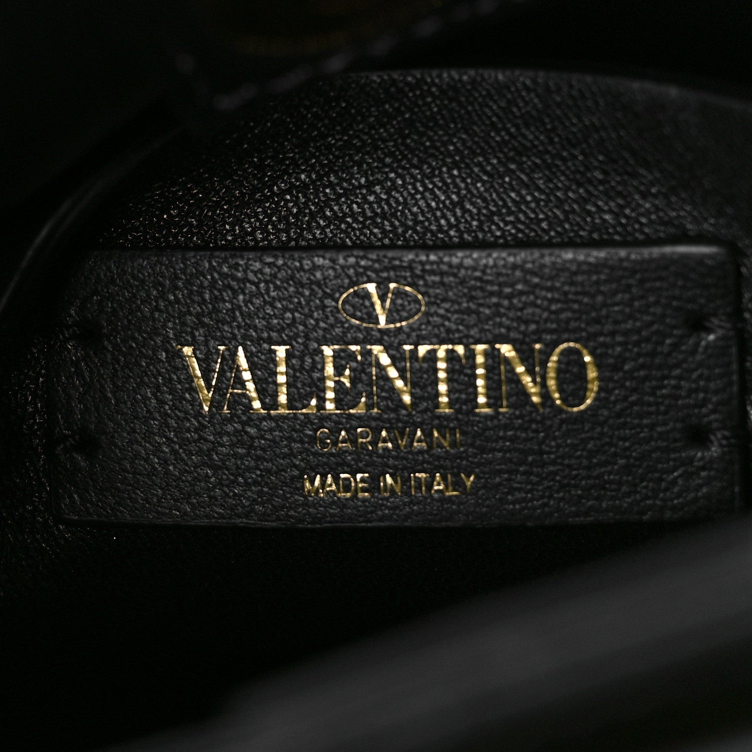 Valentino Garavani Nappa Small Roman Stud The Handle Bag Black 6 of 8
