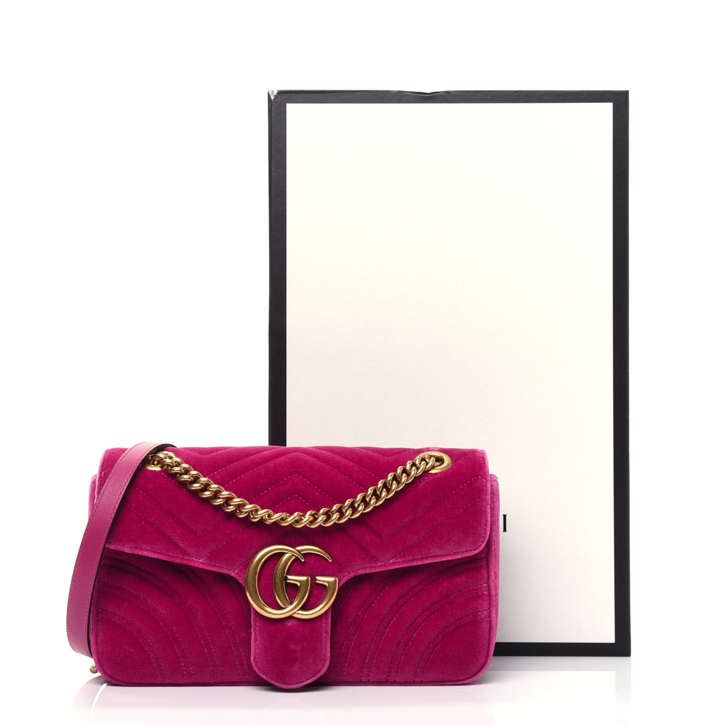 Velvet Matelasse Small GG Marmont Shoulder Bag Light Raspberry Rose