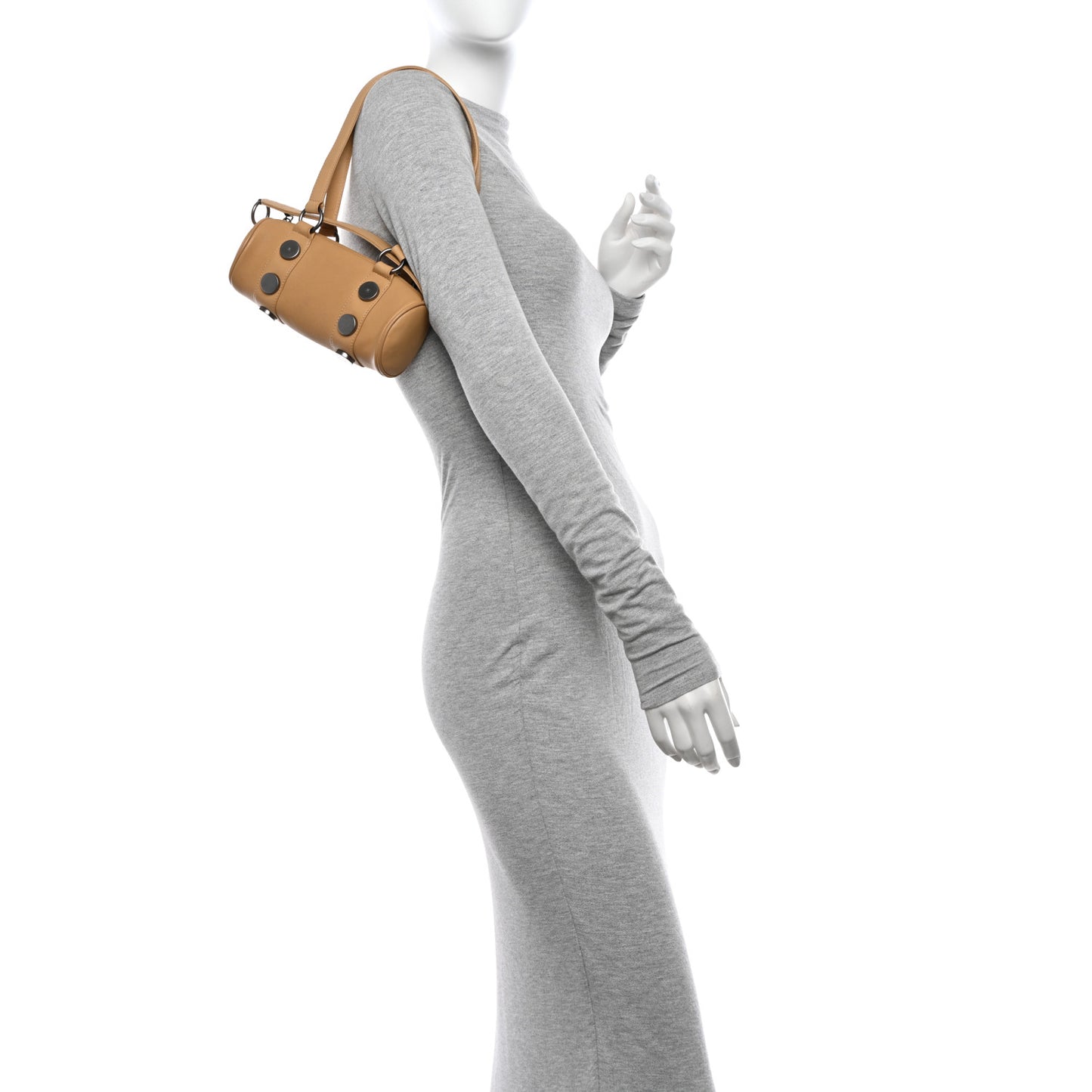 Lambskin CC Shoulder Bag Beige