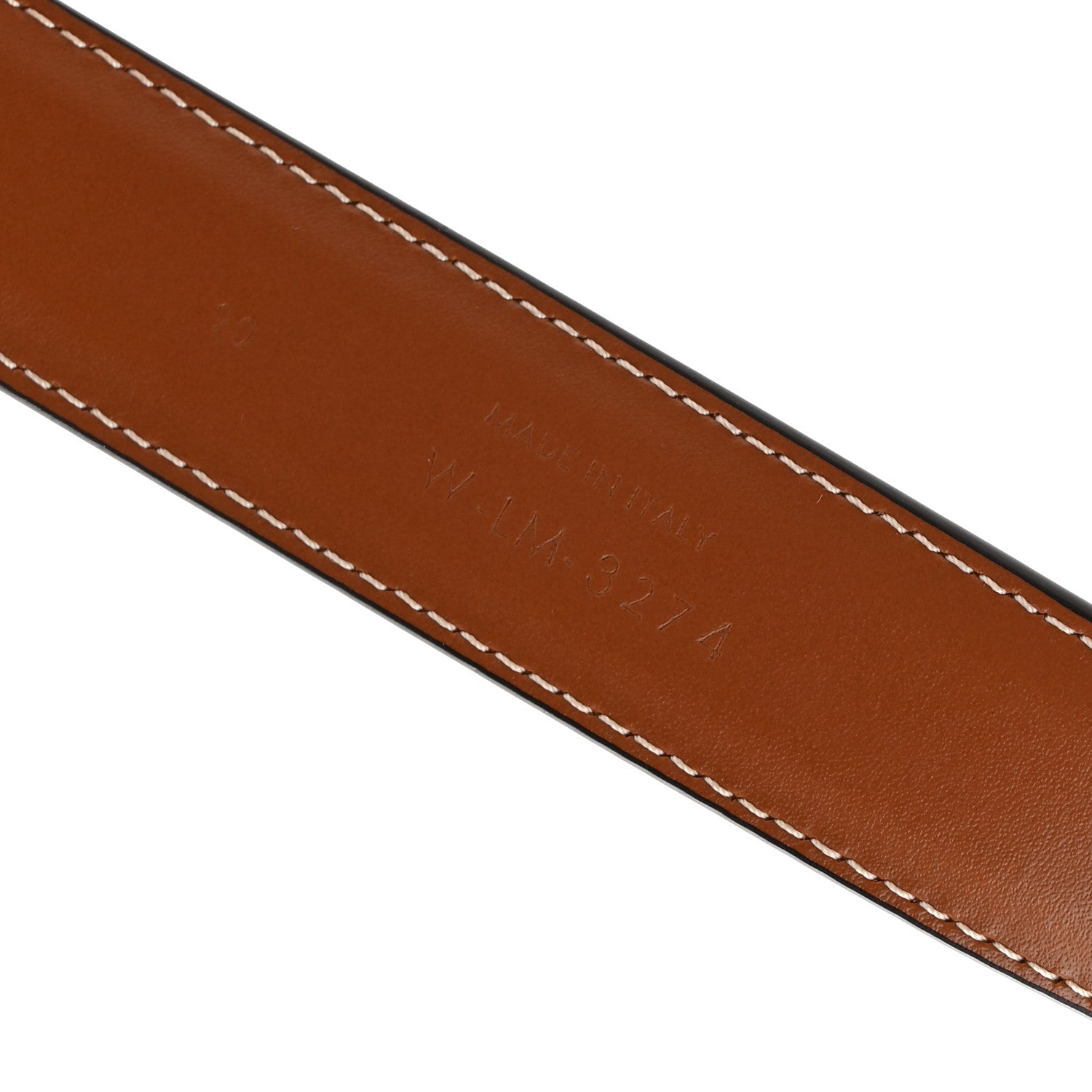 Celine Natural Calfskin Medium 25mm Triomphe Belt 90 36 Tan 3 of 7