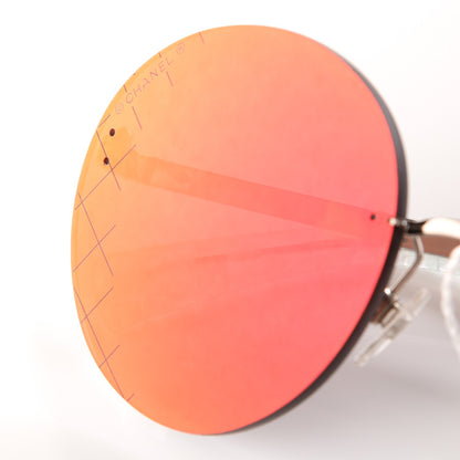 Chanel Mirrored Round Sunglasses 4216 Red 8 of 11