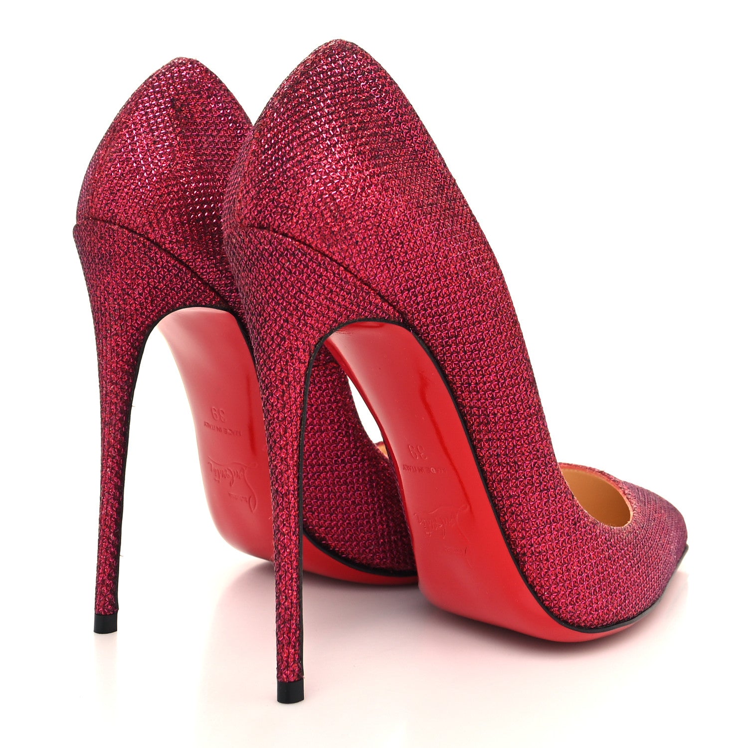 Christian Louboutin Glitter So Kate Dragonfly 120 Pumps 39 Cassis 4 of 8