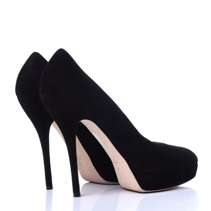 Gucci Suede Sofia Pumps 40 Black 4 of 15