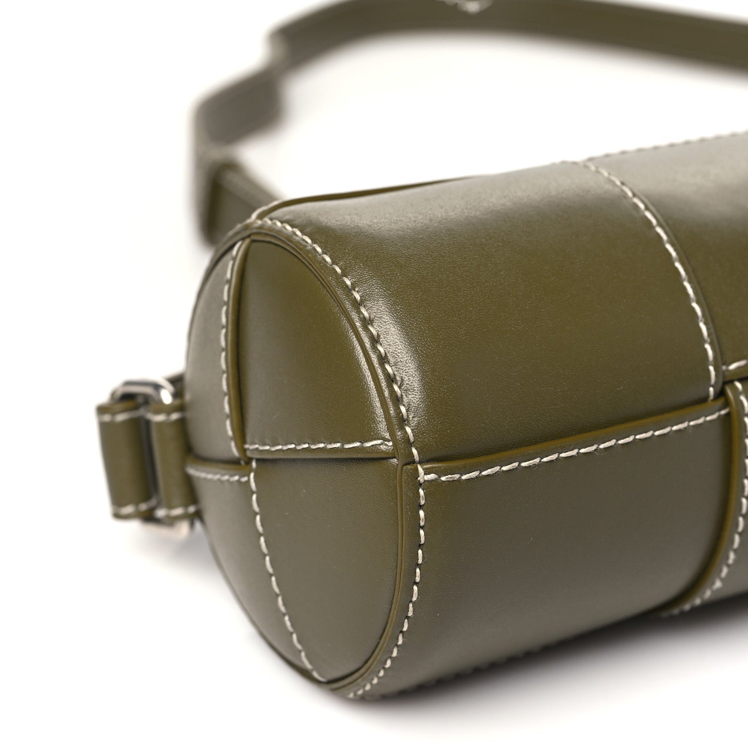 Bottega Veneta Nappa Maxi Intreccio Small Canette Crossbody Bag Mud 8 of 9