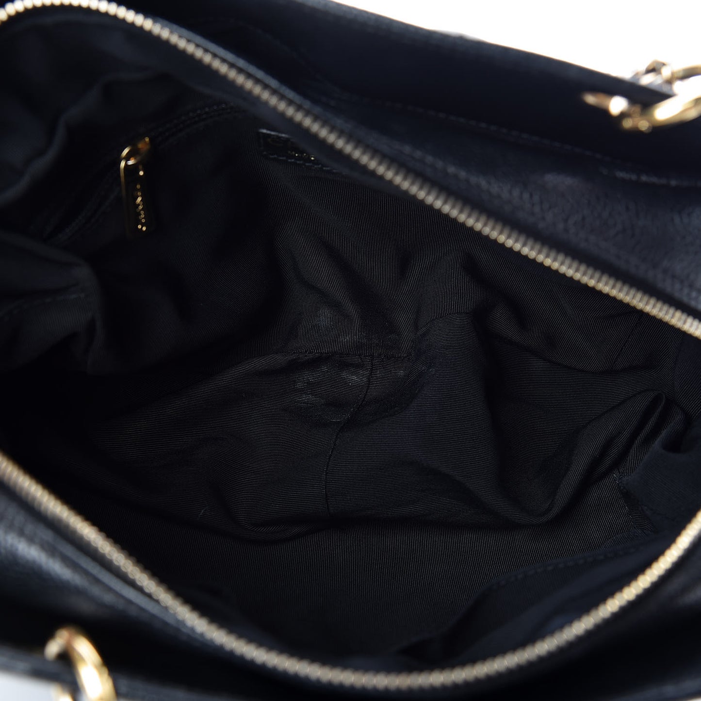Caviar Quilted Petit Timeless Tote PTT Black