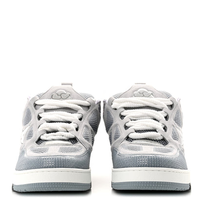 Louis Vuitton Suede Mesh Mens LV Skate Sneakers 9 Gray 3 of 10