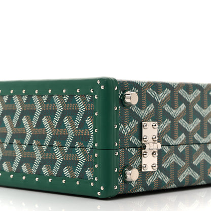 Goyard Goyardine Grand Hotel Trunk Bag Green 10 of 12