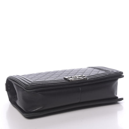 Chanel Lambskin Quilted New Medium Boy Flap Black 5 of 18