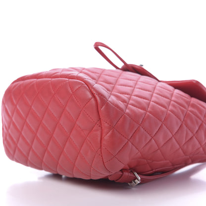 Chanel Lambskin Quilted Small Urban Spirit Backpack Red 6 of 10