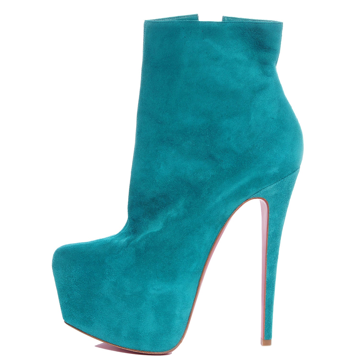 Christian Louboutin Suede Daf Booty 160 Ankle Boots 38.5 1 of 7