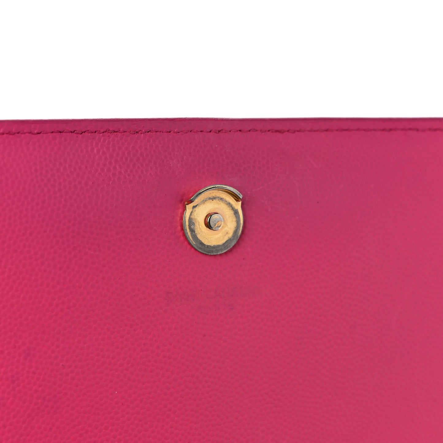 Grain De Poudre Medium Classic Monogram Kate Satchel Lipstick Fuchsia