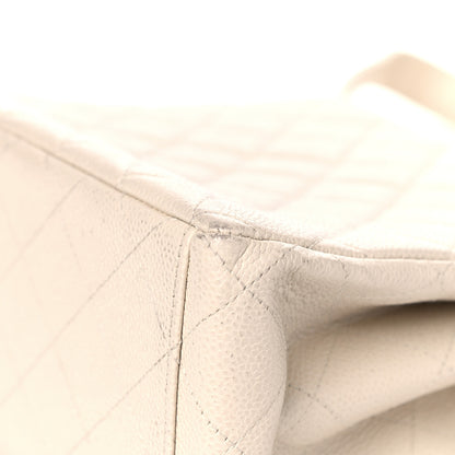 Chanel Caviar Quilted Shoulder Bag White 12 of 15