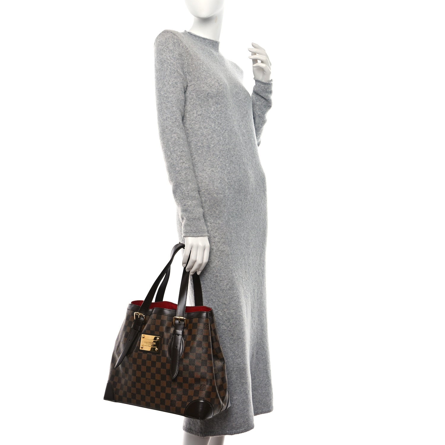 Louis Vuitton Damier Ebene Hampstead MM 2 of 9