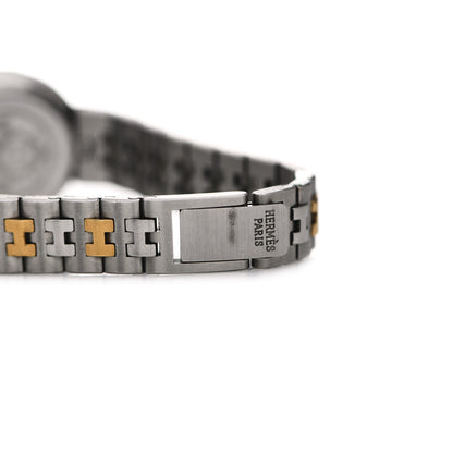 Hermes Stainless Steel 24mm Clipper Quartz Watch Gold 5 of 5