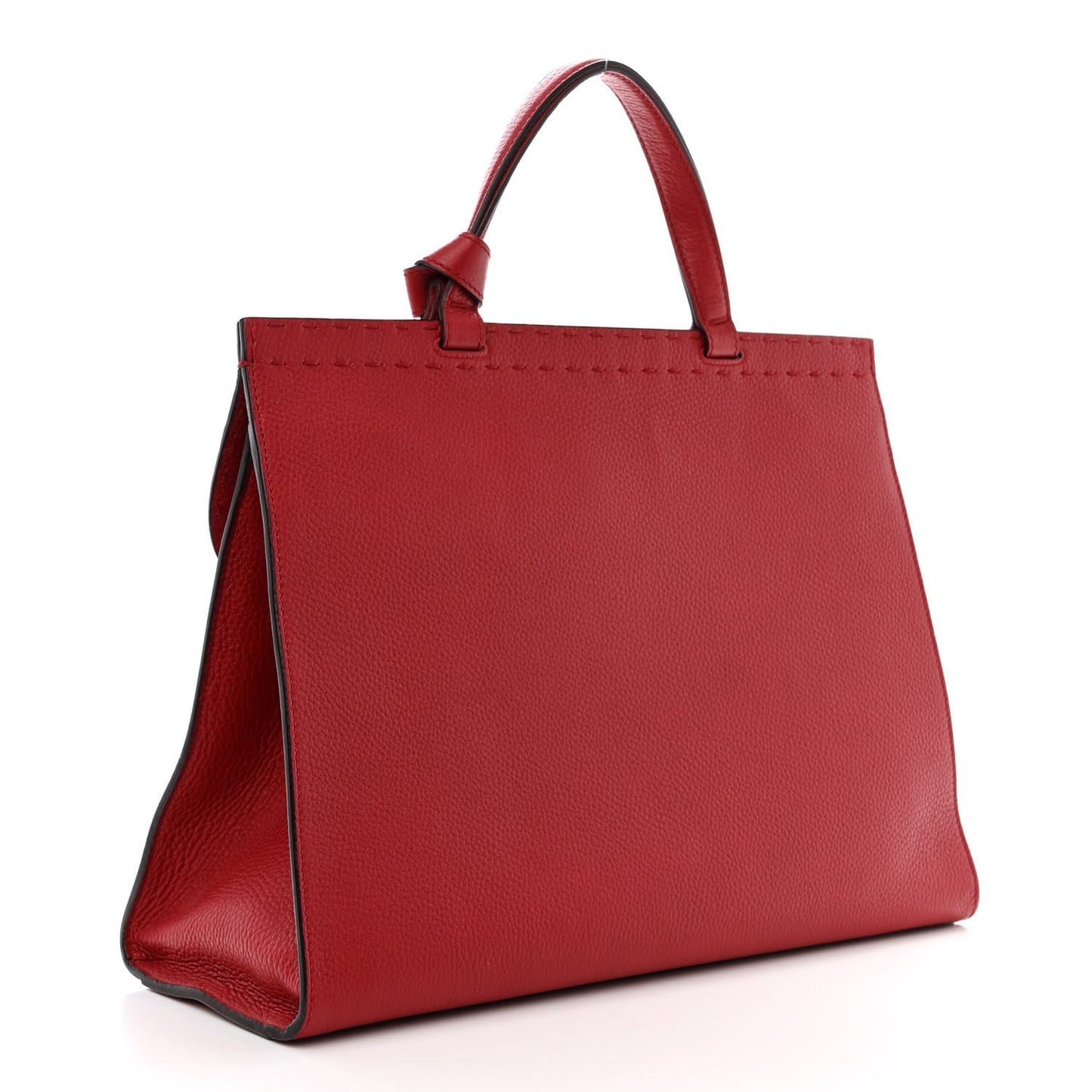 Calfskin Medium GG Marmont Top Handle Bag Vulcanic Red