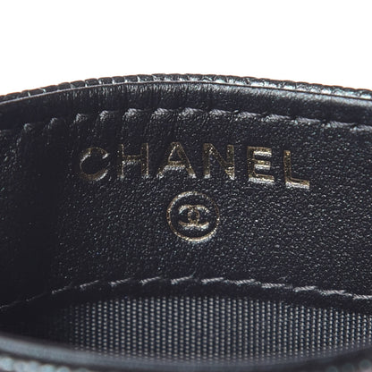 Chanel Iridescent Caviar Quilted Card Holder Black 7 of 9