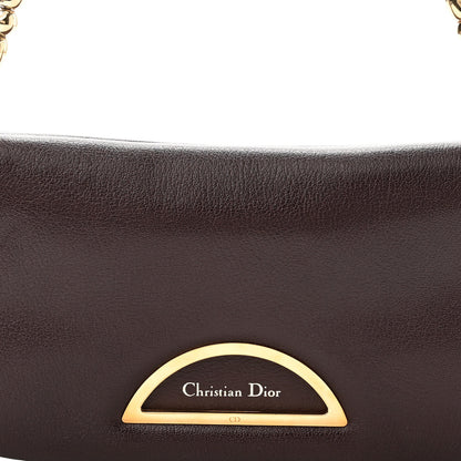 Christian Dior Goatskin Malice Shoulder Bag Dark Brown 8 of 10