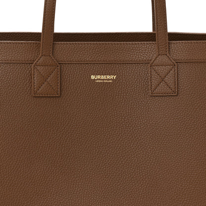Burberry Grainy Calfskin Medium London Tote Bag Earth 9 of 11