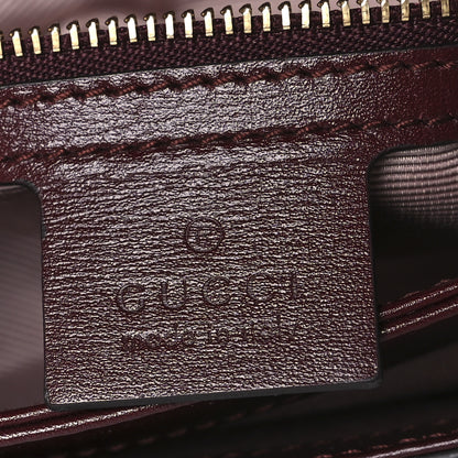 Gucci Vitello Palmellato Lux Small Arli Flap Shoulder Bag Vintage Bordeaux 6 of 13