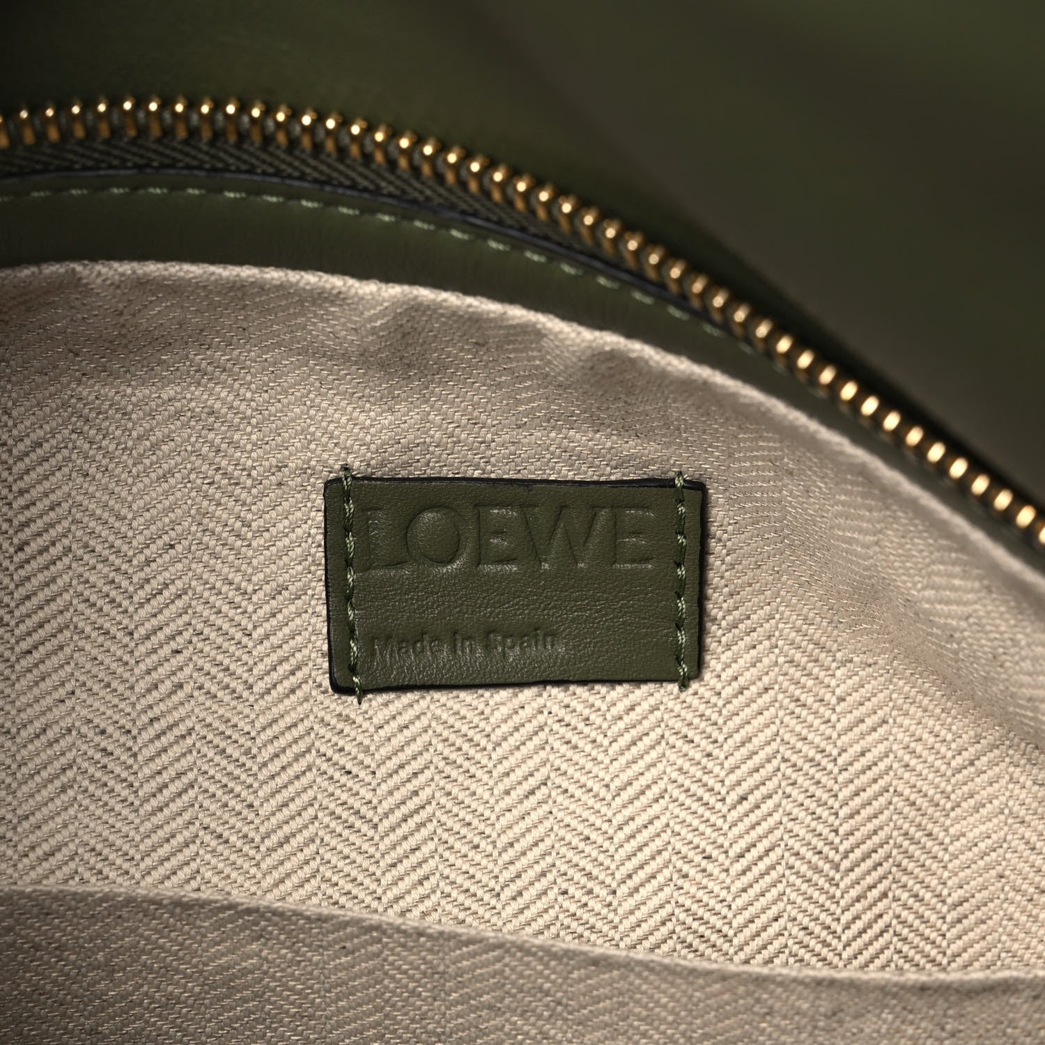 Loewe Calfskin Puzzle Hobo Avocado 6 of 10