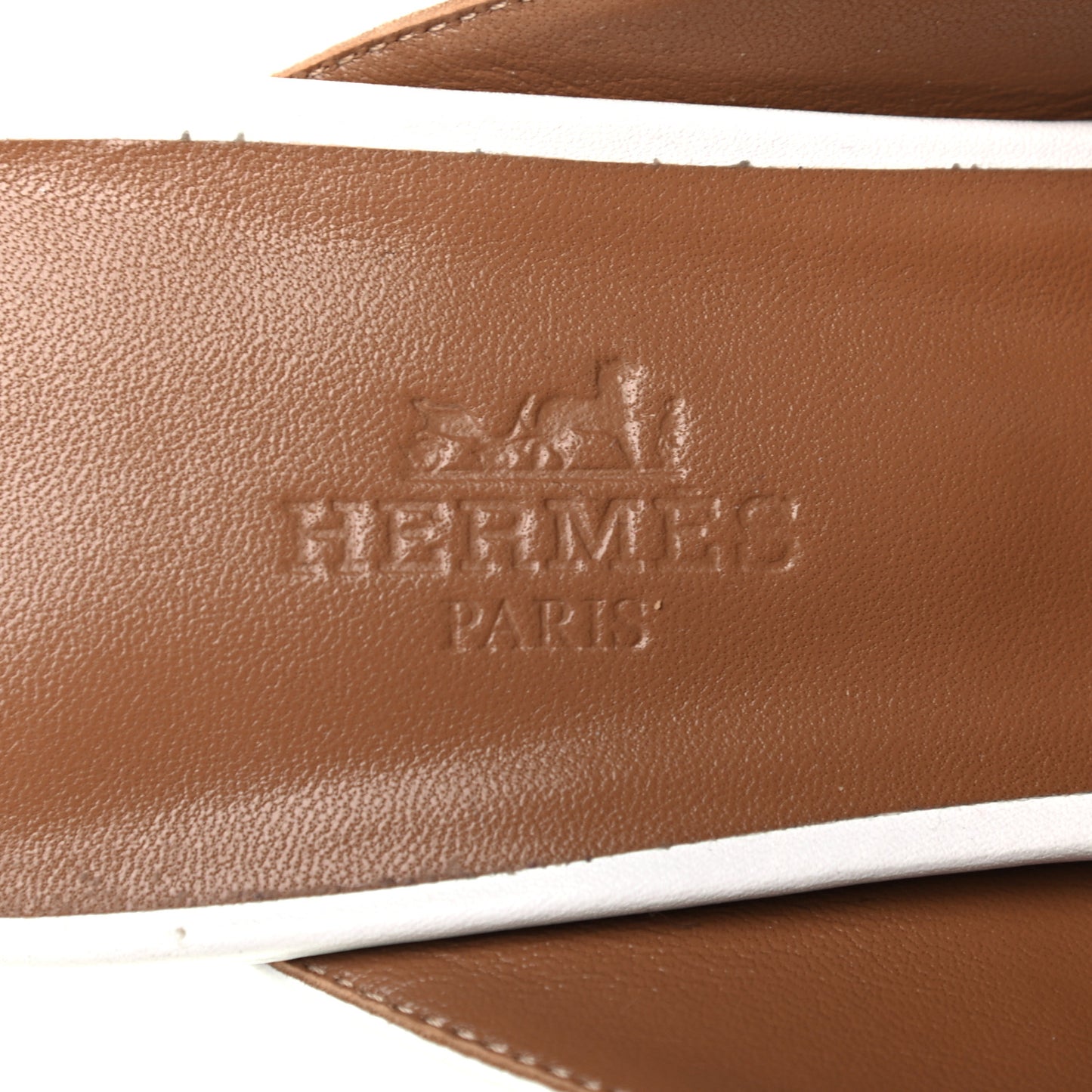 Calfskin Alma Sandals 36.5 White