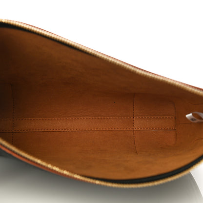 MCM Calfskin Monogram Medium Klara Shoulder Bag Black 5 of 9