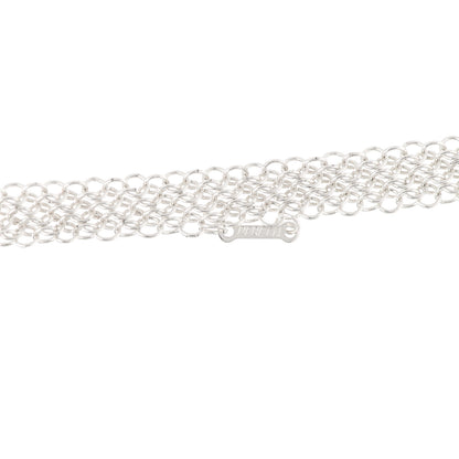 Tiffany Sterling Silver Elsa Peretti Mesh Bib Necklace 5 of 5