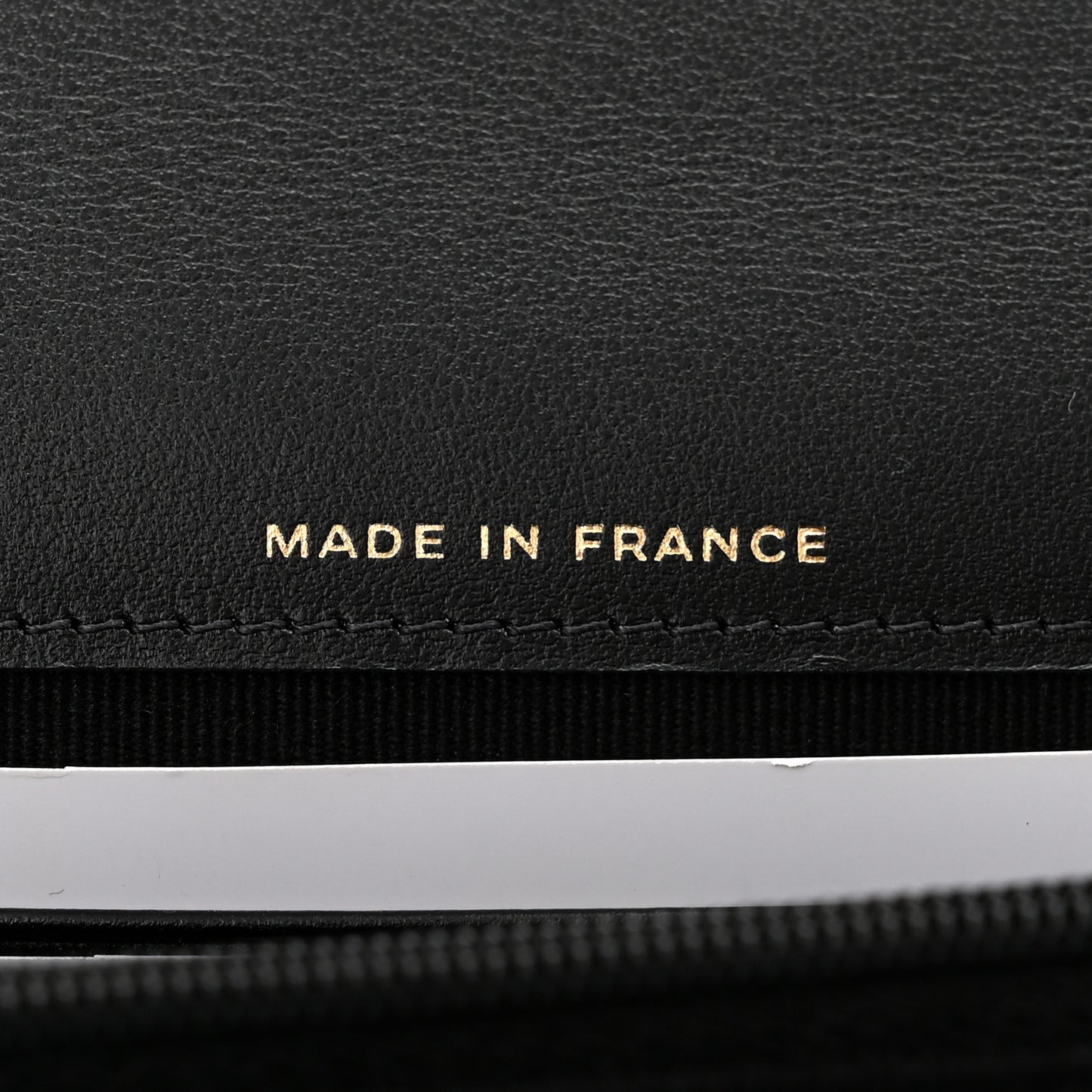 Shiny Caviar Quilted Flap Charm Wallet On Chain WOC Black