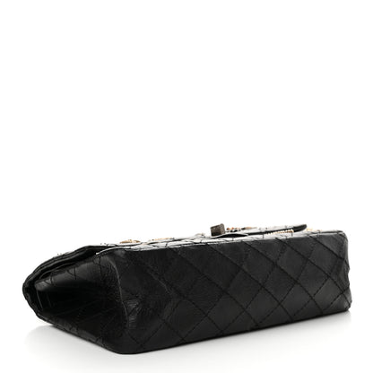 Chanel Aged Calfskin Lucky Charms 2.55 Reissue 225 Flap Black 4 of 13