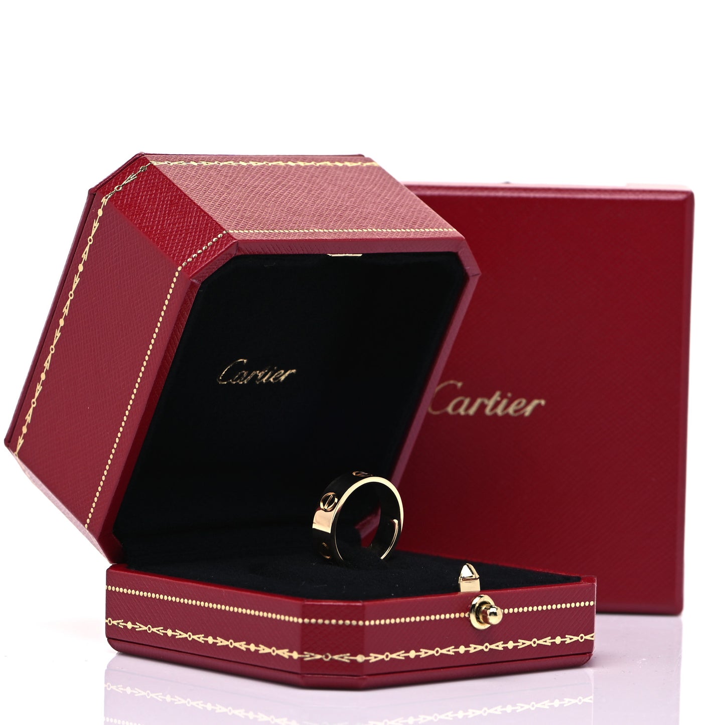 18K Yellow Gold 5.5mm LOVE Ring 52 6