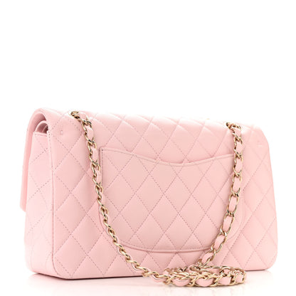 Chanel Caviar Quilted Medium Double Flap Light Pink 3 of 12
