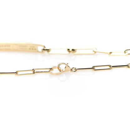 Hermes 18K Yellow Gold Diamond Pave Kelly Chaine Choker Necklace 4 of 5