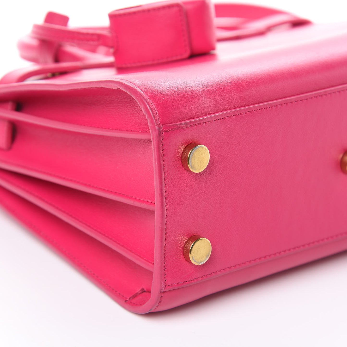 Calfskin Nano Sac De Jour Lipstick Fuchsia